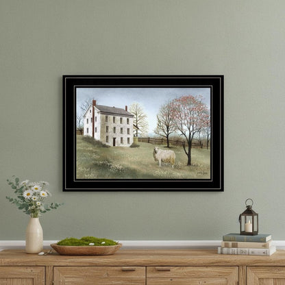Spring at White House Farm 2 Black Framed Print Wall Art HomeRoots