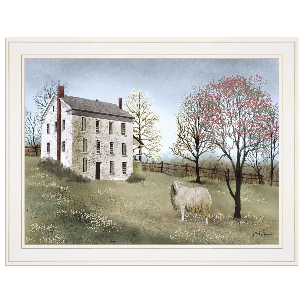 Spring At White House Farm 3 White Framed Print Wall Art HomeRoots