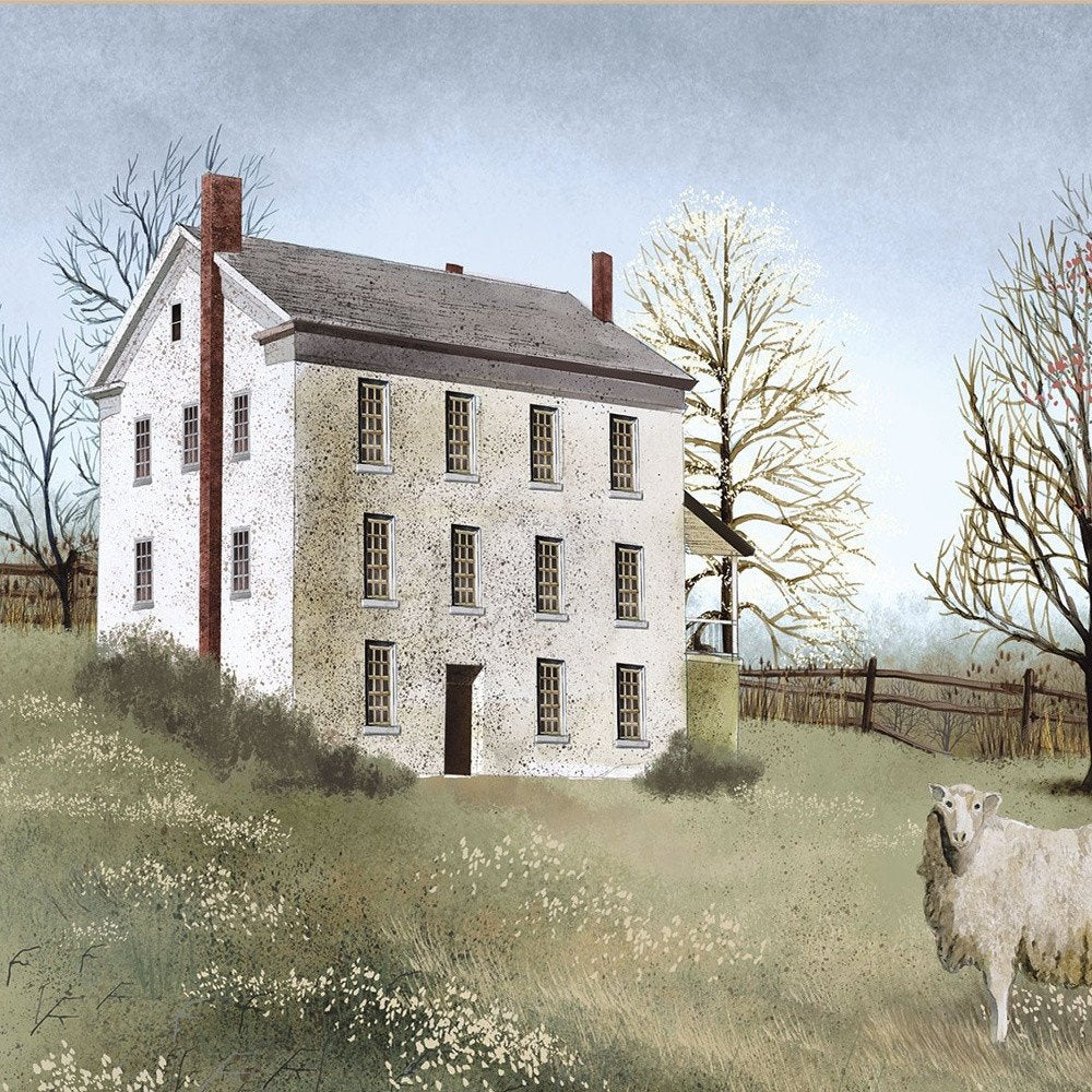 Spring At White House Farm 3 White Framed Print Wall Art — view 3