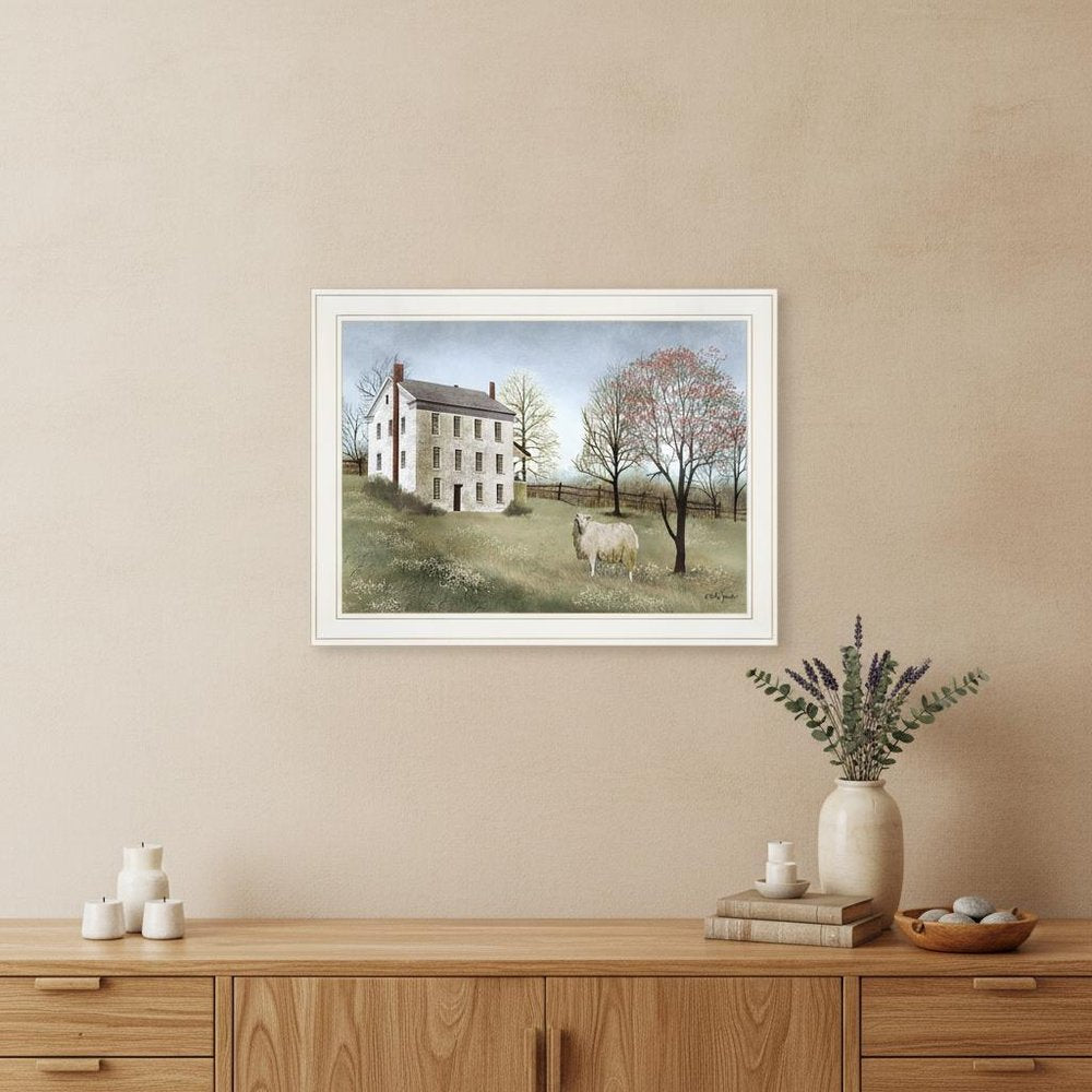 Spring At White House Farm 3 White Framed Print Wall Art HomeRoots