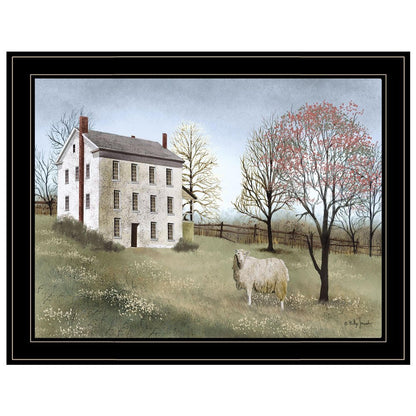 Spring at White House Farm 4 Black Framed Print Wall Art HomeRoots