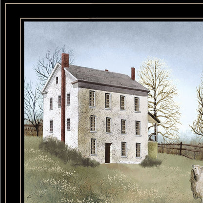 Spring at White House Farm 4 Black Framed Print Wall Art HomeRoots