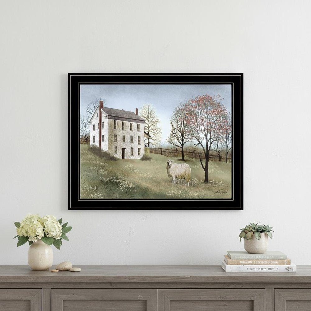 Spring at White House Farm 4 Black Framed Print Wall Art HomeRoots