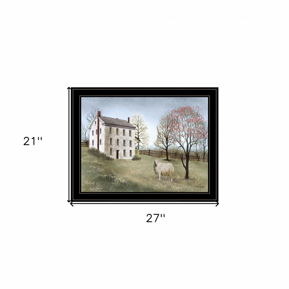Spring at White House Farm 4 Black Framed Print Wall Art — view 4