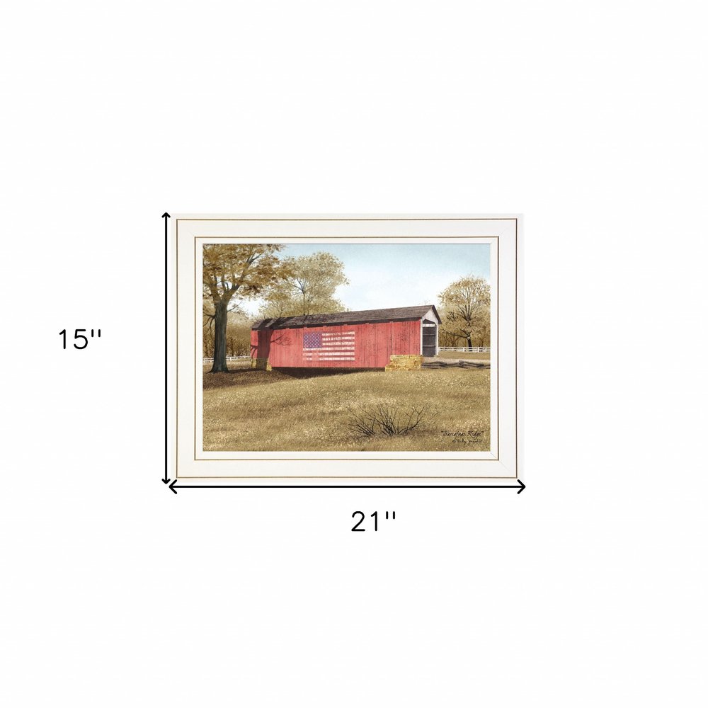Sassafras Ridge 1 White Framed Print Wall Art — view 3