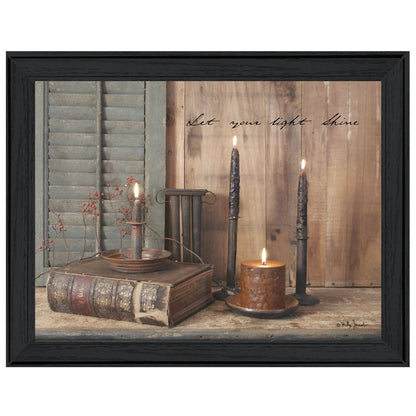 Let Your Light Shine 3 Black Framed Print Wall Art HomeRoots