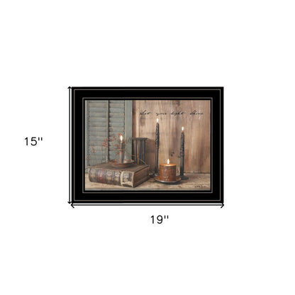 Let Your Light Shine 2 Black Framed Print Wall Art HomeRoots