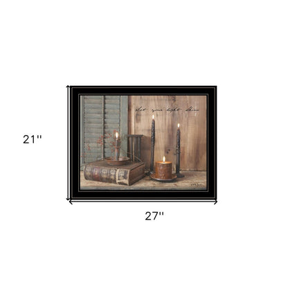 Let Your Light Shine 5 Black Framed Print Wall Art HomeRoots