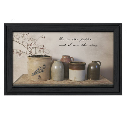 He is the Potter 4 Black Framed Print Wall Art HomeRoots