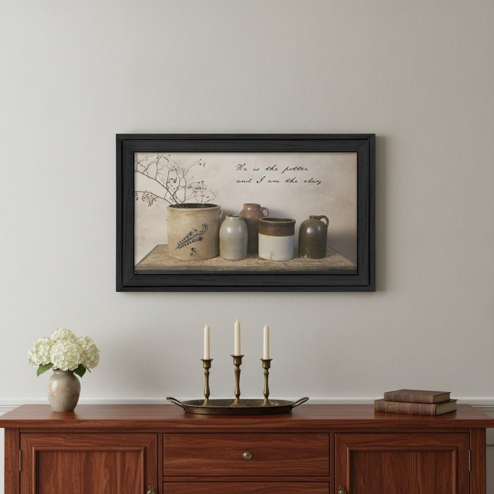 He is the Potter 4 Black Framed Print Wall Art HomeRoots