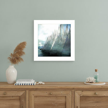 Sailboat Marina I 1 White Framed Print Wall Art HomeRoots