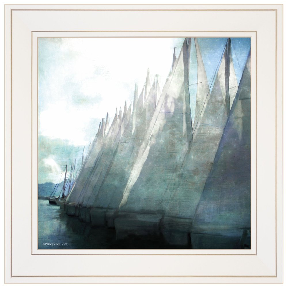 Sailboat Marina I 2 White Framed Print Wall Art HomeRoots