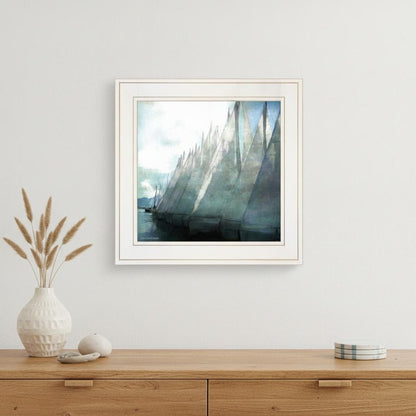 Sailboat Marina I 2 White Framed Print Wall Art HomeRoots