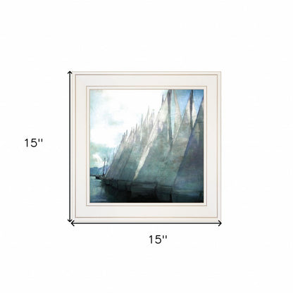 Sailboat Marina I 2 White Framed Print Wall Art HomeRoots