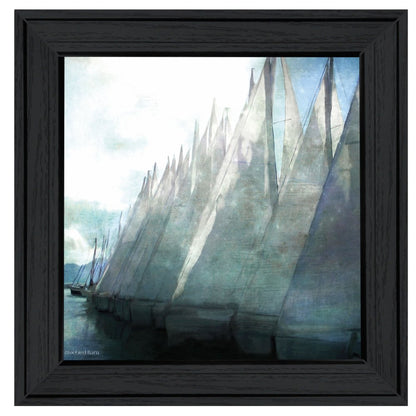 Sailboat Marina I 3 Black Framed Print Wall Art HomeRoots