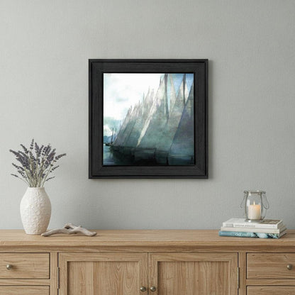 Sailboat Marina I 3 Black Framed Print Wall Art HomeRoots