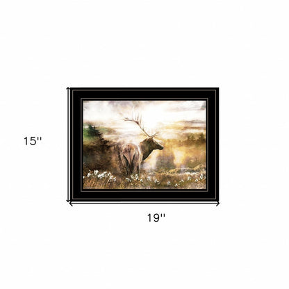 Heading Home Elk 2 Black Framed Print Wall Art HomeRoots