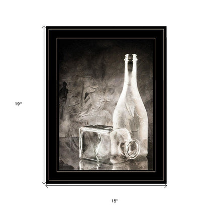 Moody Gray Glassware Still Life 3 Black Framed Print Kitchen Wall Art HomeRoots