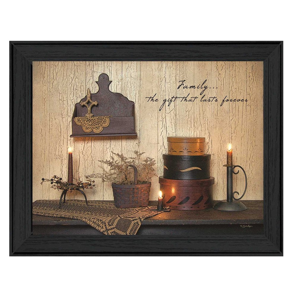 Forever Family 2 Black Framed Print Wall Art — view 1