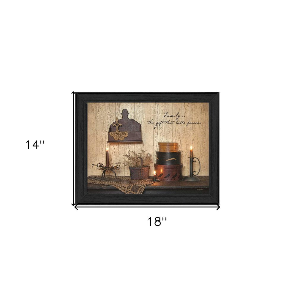 Forever Family 2 Black Framed Print Wall Art — view 3