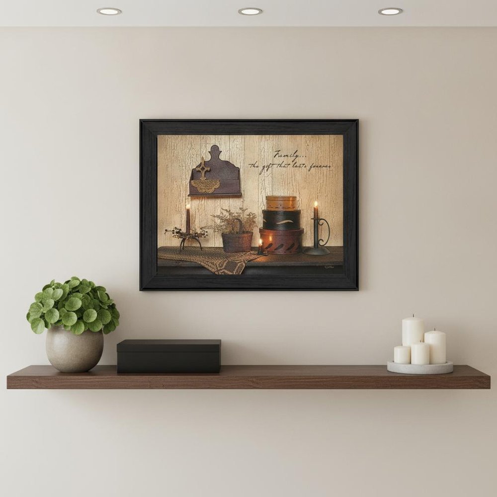 Forever Family 2 Black Framed Print Wall Art — view 4