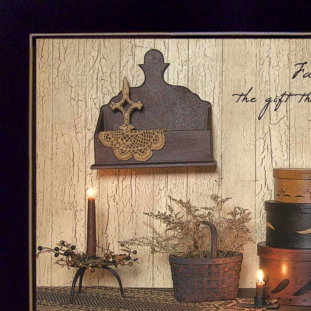 Forever Family 3 Black Framed Print Wall Art — view 3