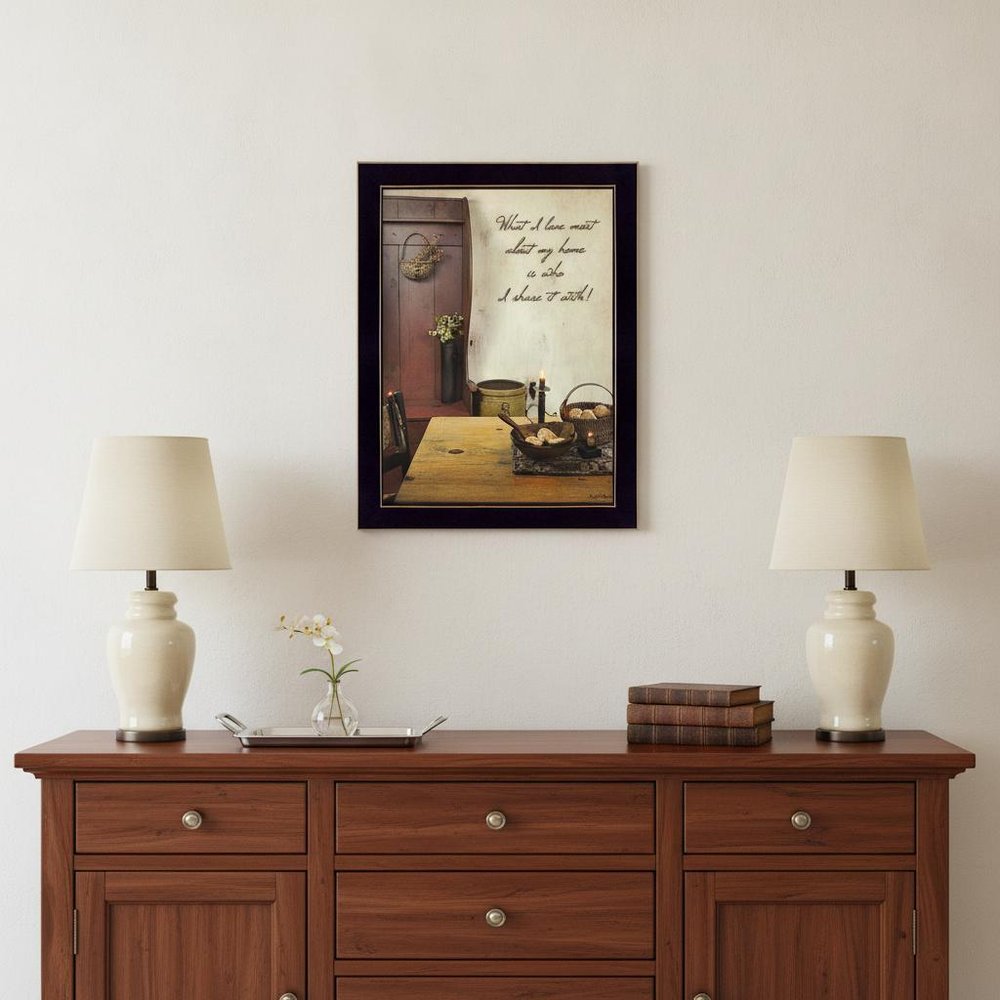 What I love Most 4 Black Framed Print Kitchen Wall Art — view 6