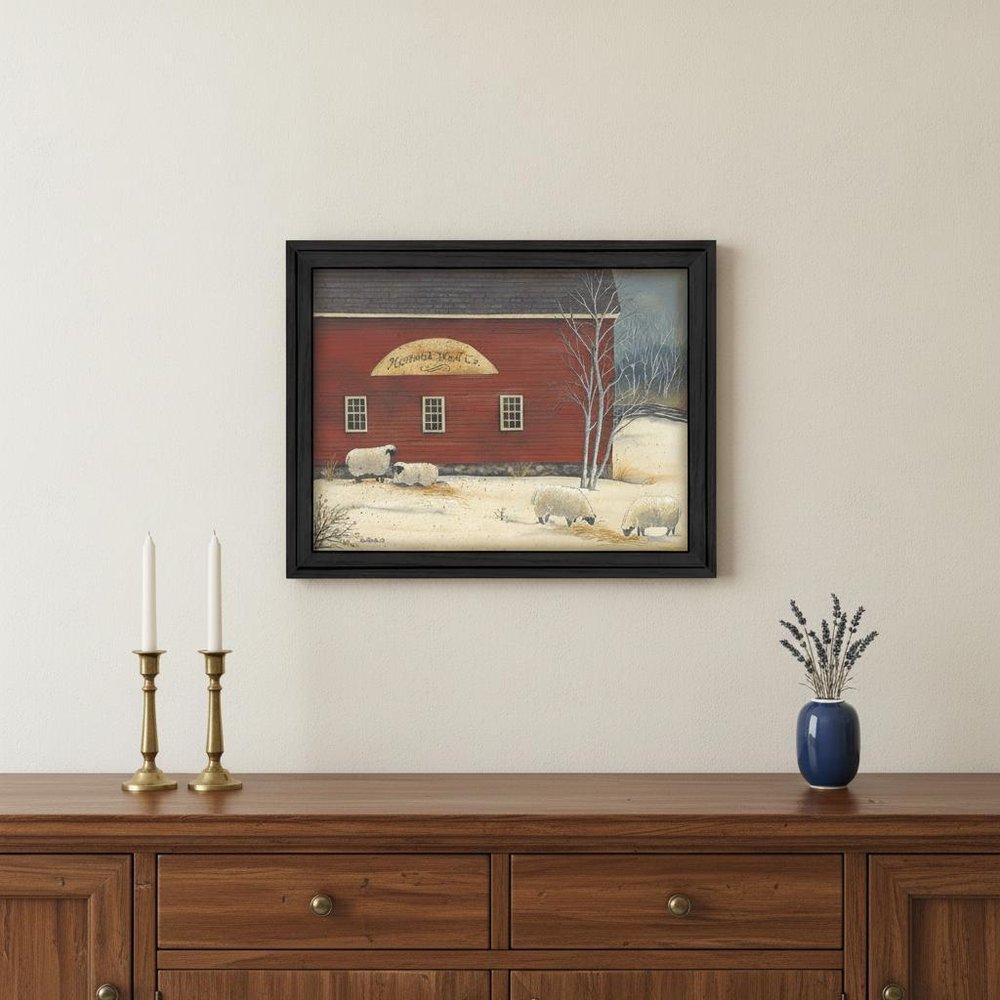 Hartwick Wool Co Black Framed Print Wall Art — view 4