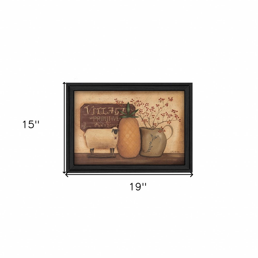 Country Necessities Black Framed Print Bathroom Wall Art — view 3