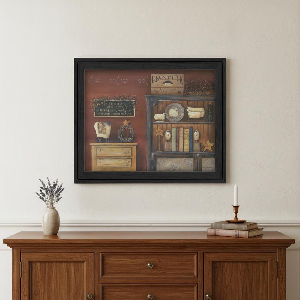 Count Your Blessings 3 Black Framed Print Wall Art — view 4