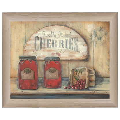 CHERRY JAM 1 Brown Framed Print Wall Art HomeRoots