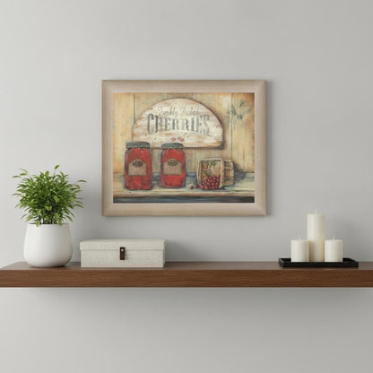 CHERRY JAM 1 Brown Framed Print Wall Art HomeRoots
