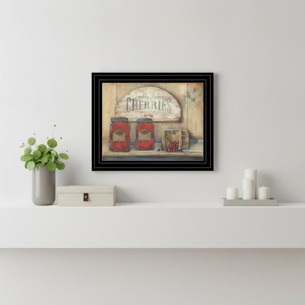 CHERRY JAM 2 Black Framed Print Wall Art — view 4
