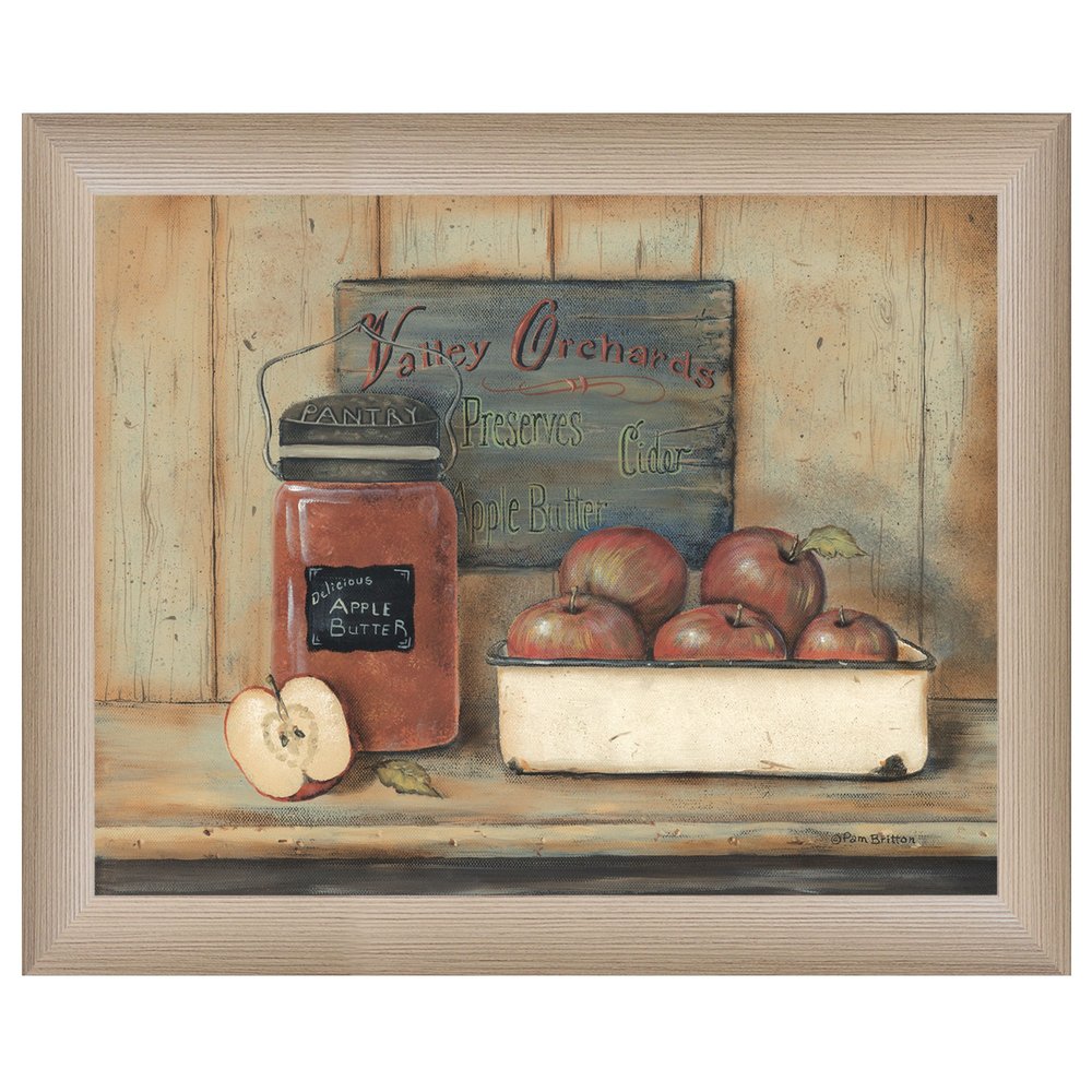 Apple Butter 1 Brown Framed Print Wall Art — view 1