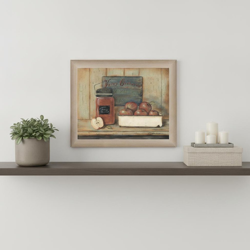 Apple Butter 1 Brown Framed Print Wall Art — view 6