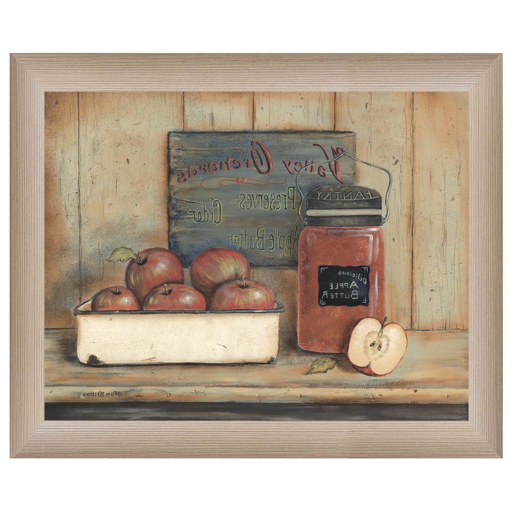 Apple Butter 1 Brown Framed Print Wall Art — view 5