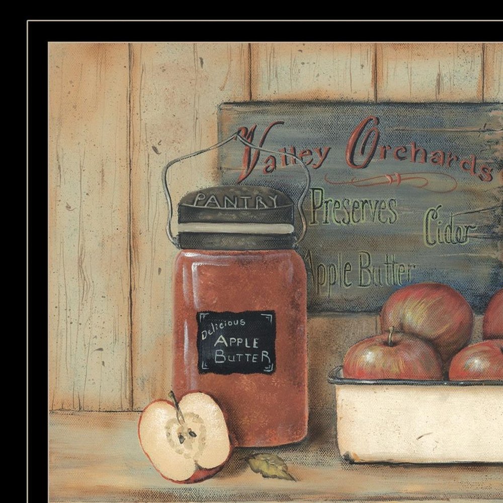 Apple Butter 2 Black Framed Print Kitchen Wall Art — view 4
