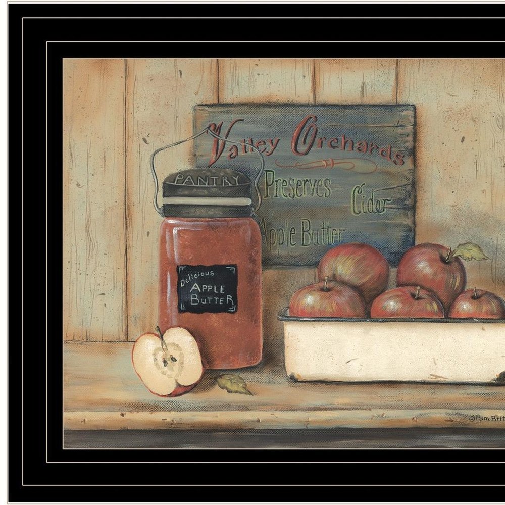Apple Butter 2 Black Framed Print Kitchen Wall Art — view 5