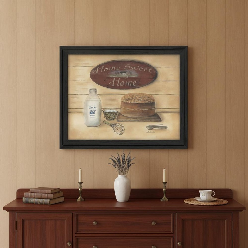Home Sweet Home 2 Black Framed Print Wall Art — view 4