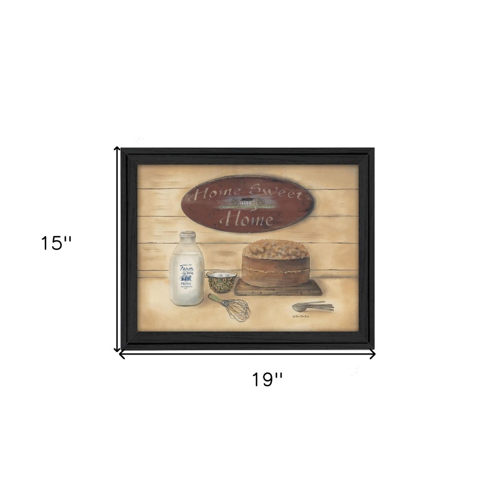 Home Sweet Home 2 Black Framed Print Wall Art — view 3