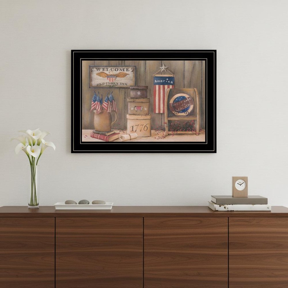 Sweet Land of Liberty 3 Black Framed Print Wall Art — view 4
