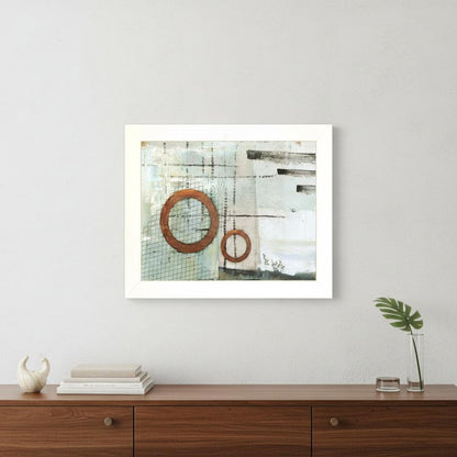 Balance this I 1 White Framed Print Wall Art