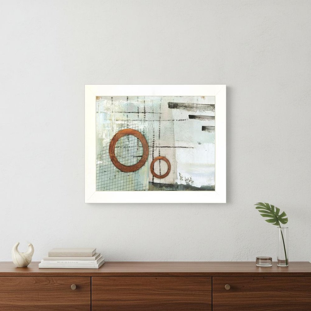 Balance this I 1 White Framed Print Wall Art — view 8