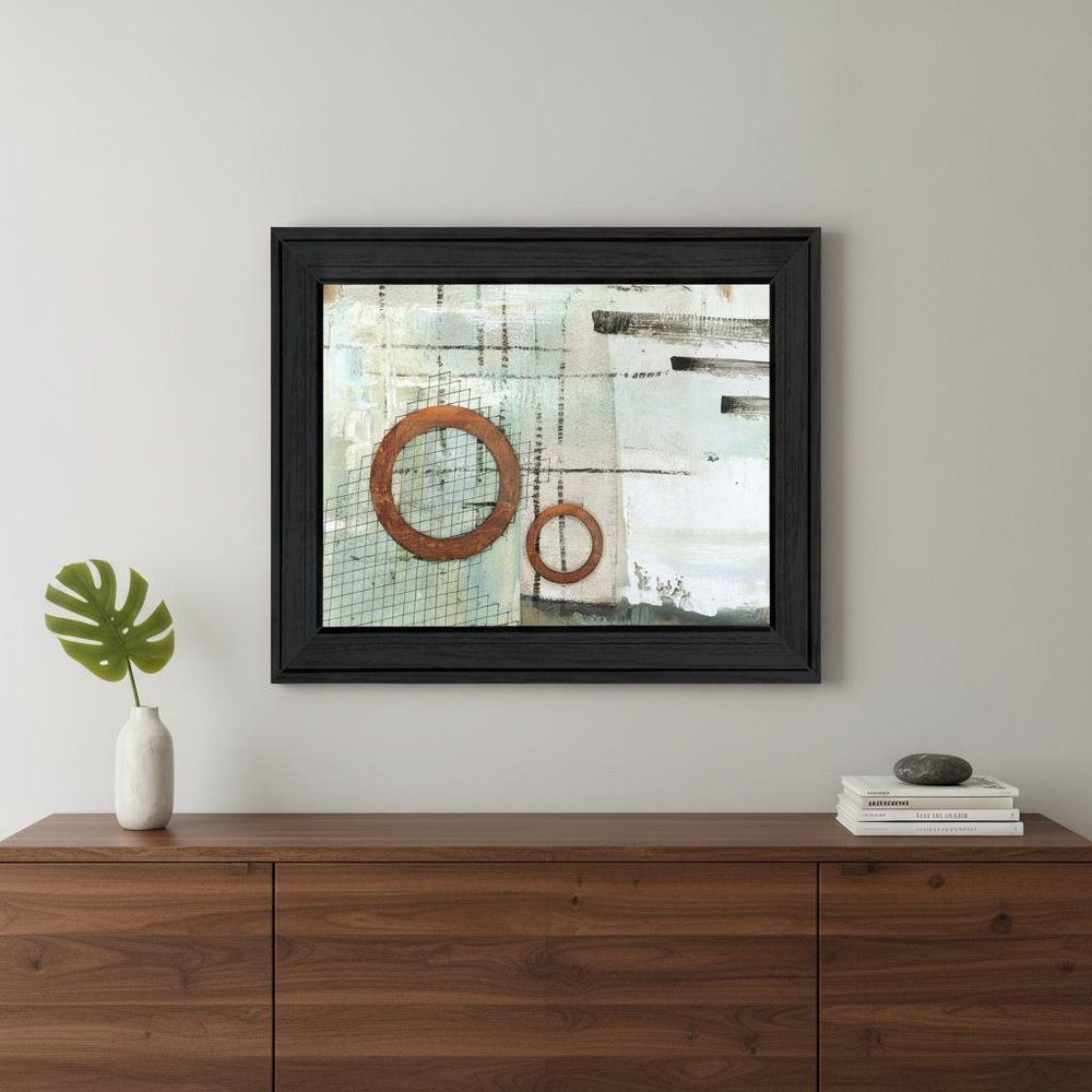 Balance this I 2 Black Framed Print Wall Art — view 4