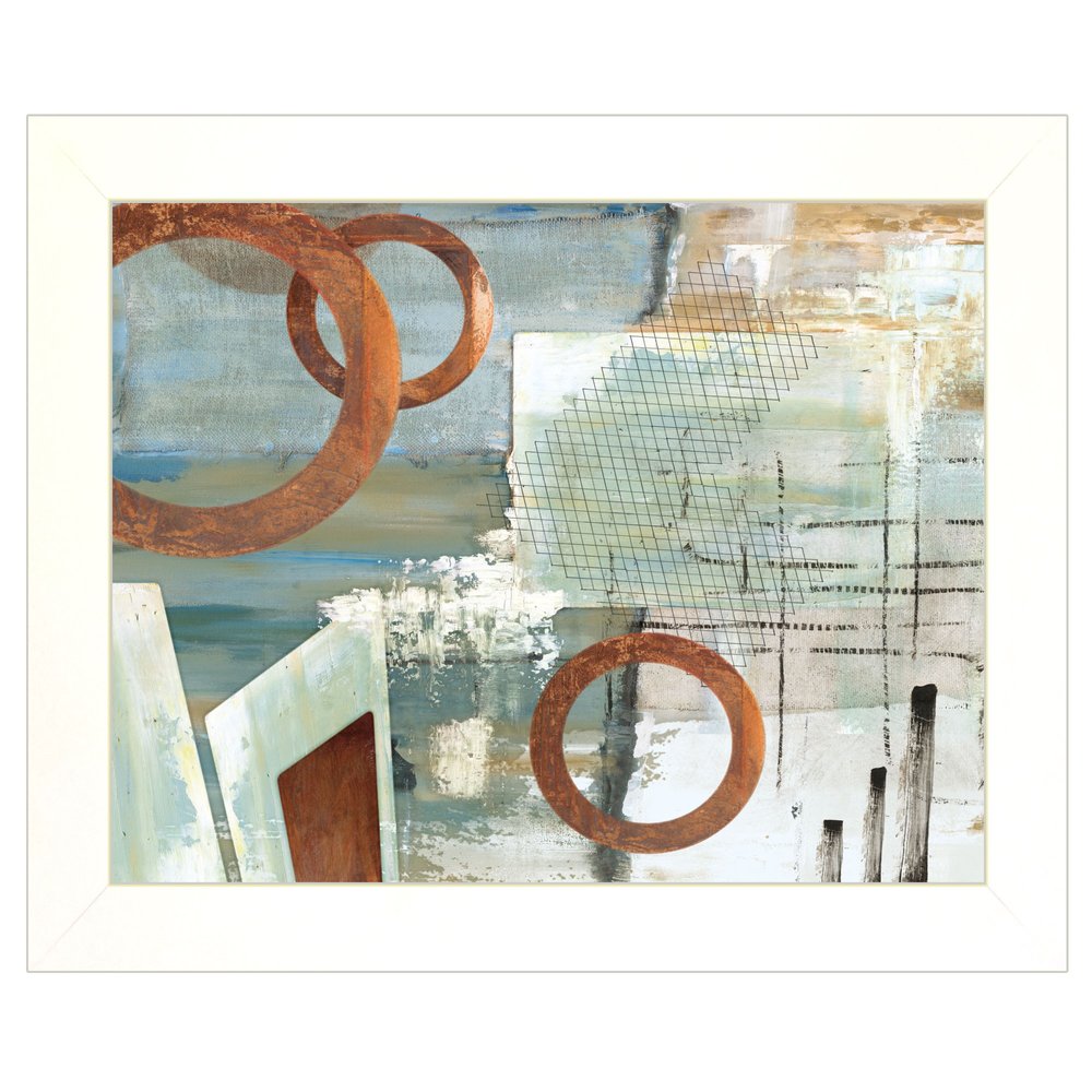 Balance this II 1 White Framed Print Wall Art — view 1