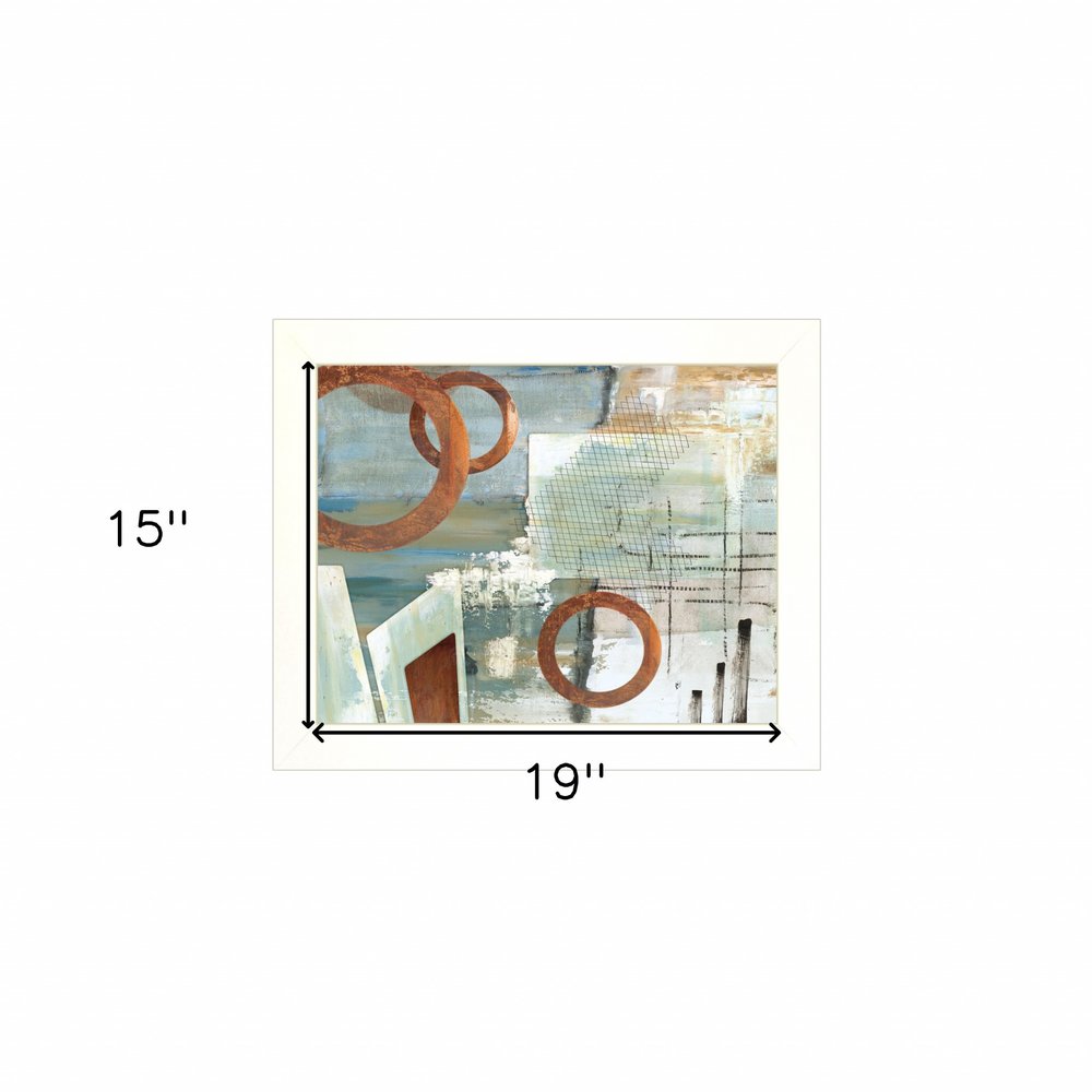 Balance this II 1 White Framed Print Wall Art — view 3