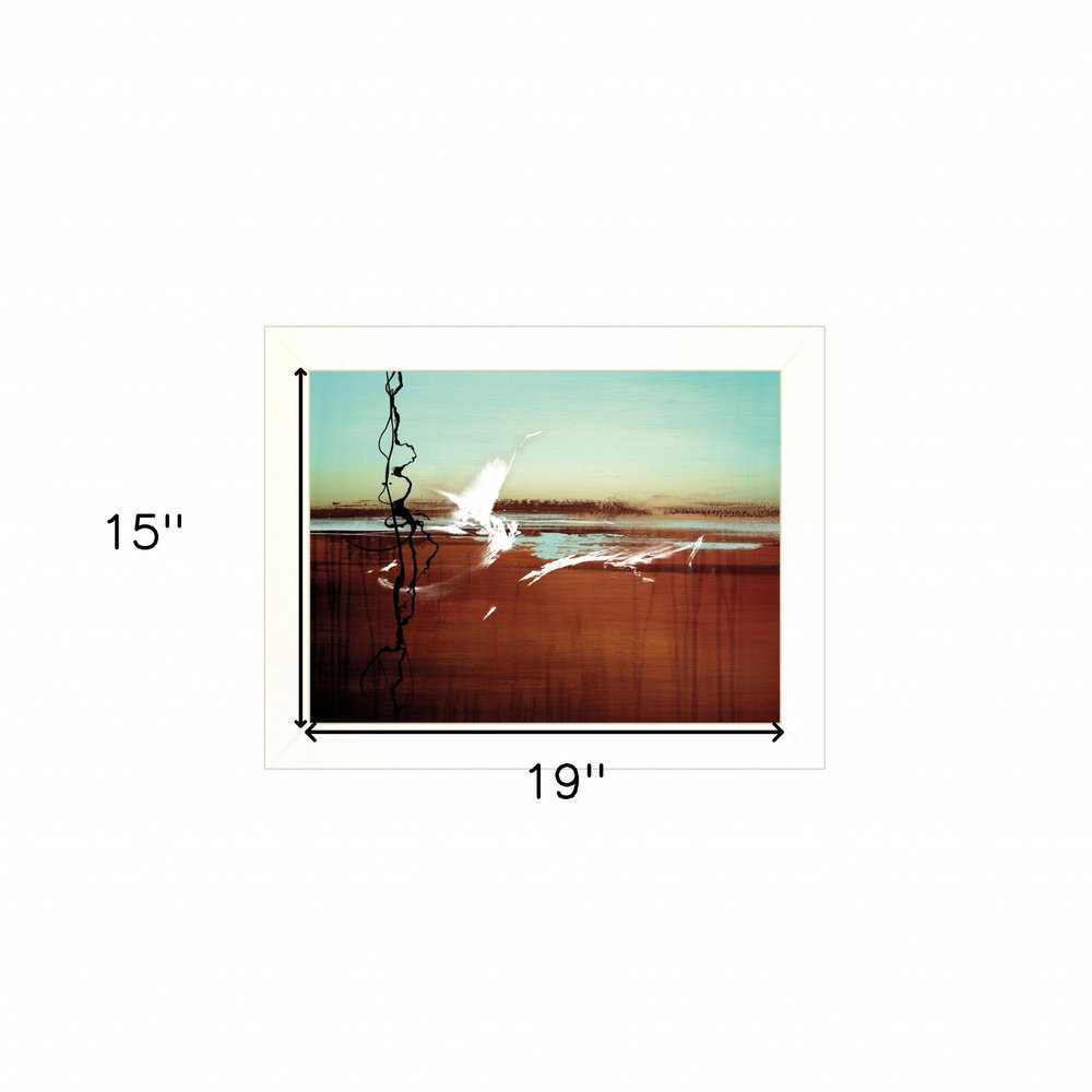 p-Oxybis(benzenesulfonyl hydrazide) White Framed Print Wall Art — view 3