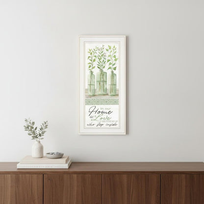 In Our Home 2 White Framed Print Wall Art