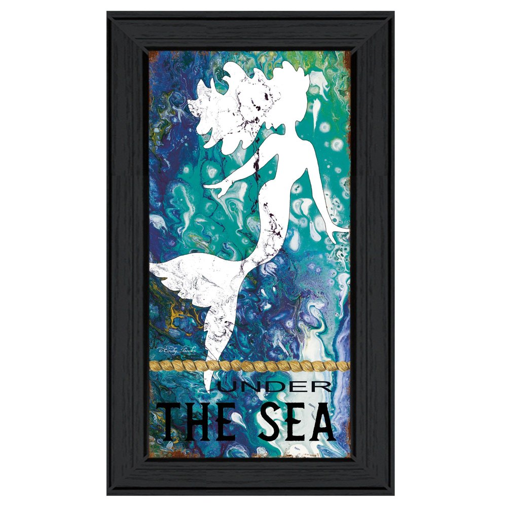 Under the Sea 2 Black Framed Print Wall Art — view 1