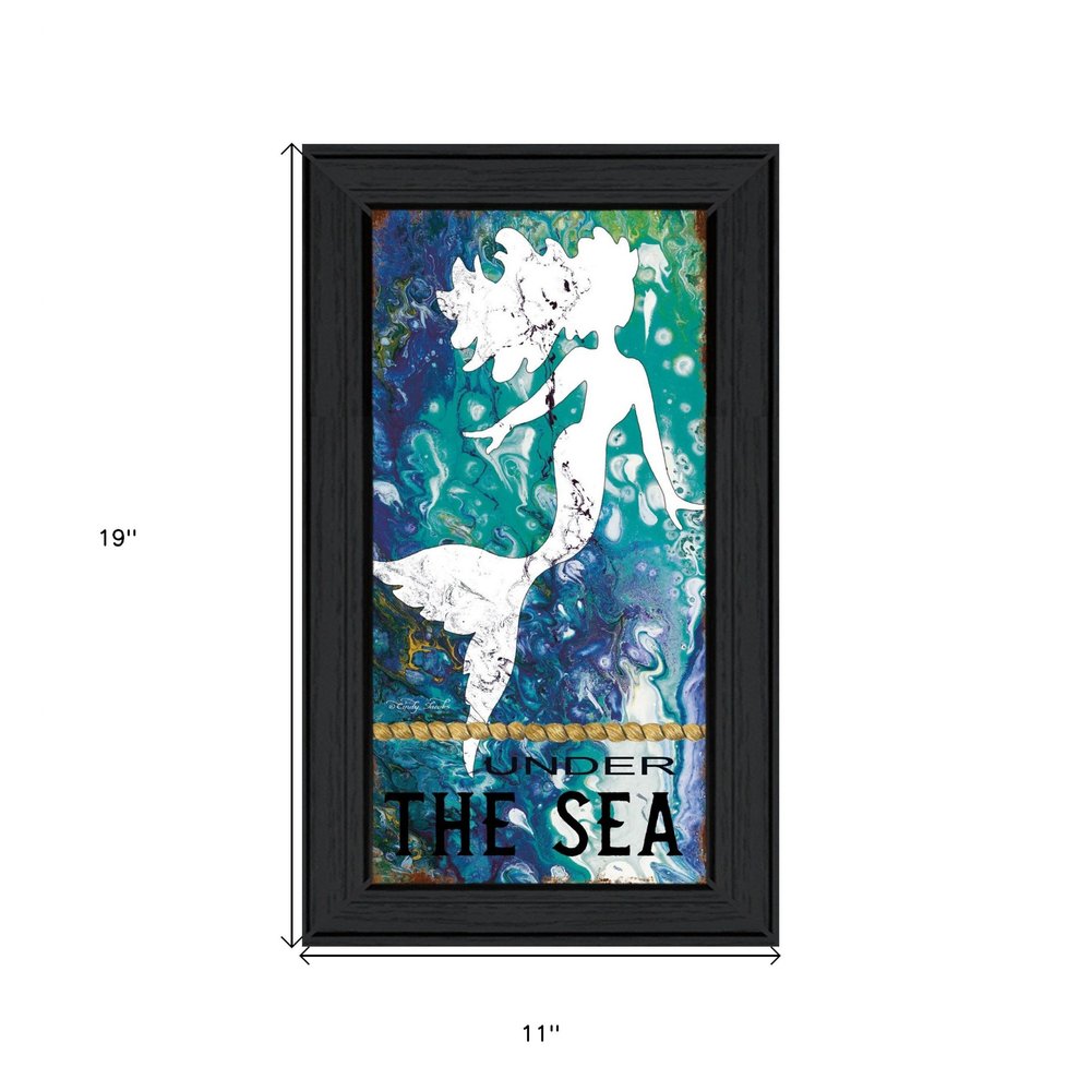 Under the Sea 2 Black Framed Print Wall Art — view 3